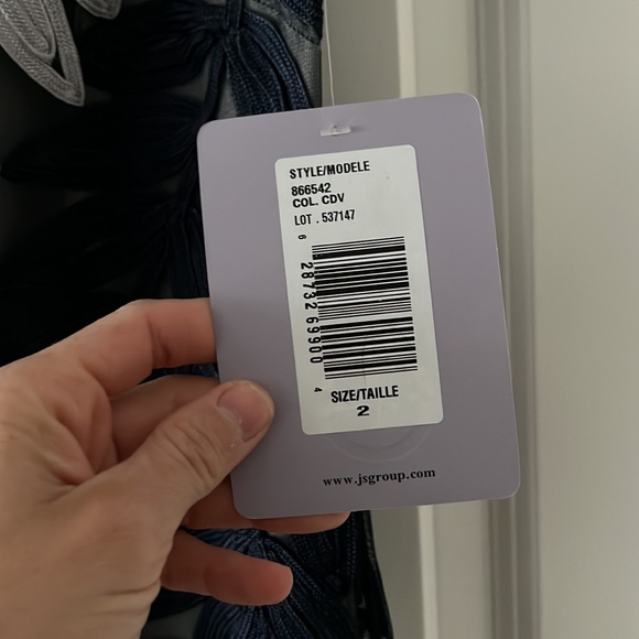 JS collections from BHLDN blue and lavender maxi dress - Picture 5 of 7